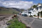 A row of cottages on the Applecross Peninsula, a popular holiday destination