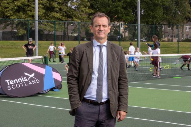 The National: Blane Dodds, chief executive of Tennis Scotland