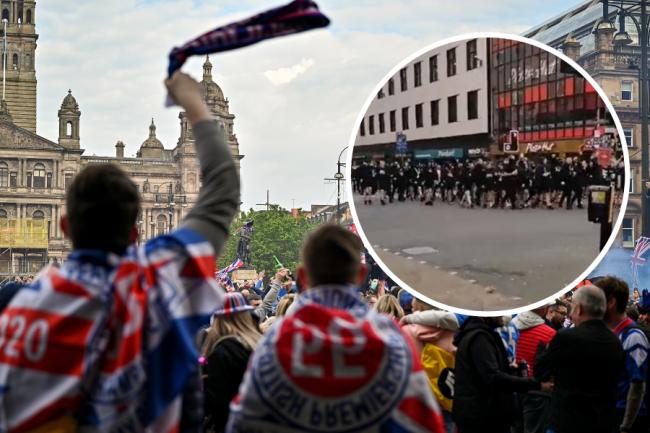 Rangers fans spouted 'bigoted hatred' on the streets of Glasgow before the Celtic game