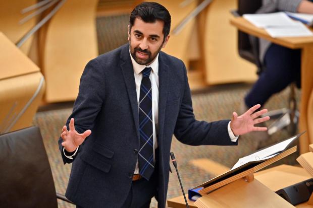 The National: Humza Yousaf in Holyrood