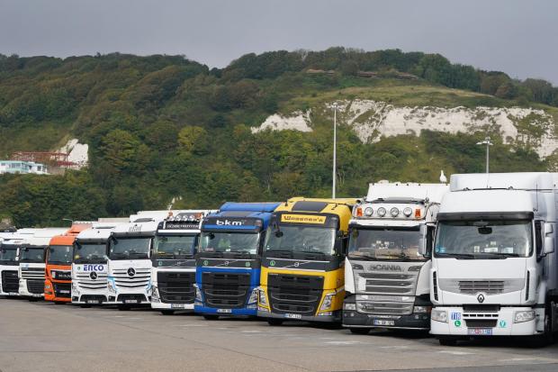 A lack of HGV drivers has contributed to a shortage of products in the UK