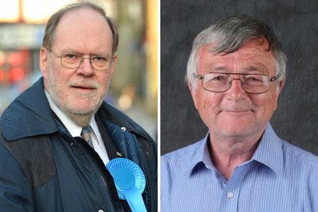 The National: Tory councillor David Dempsey (left) and SNP Fife group leader David Alexander