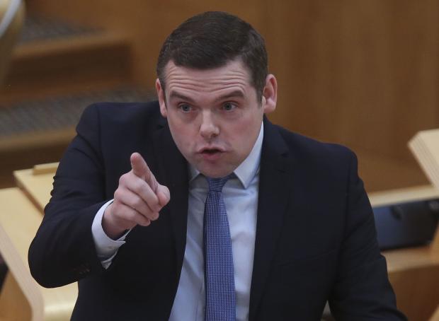 The National: Scottish Tory leader Douglas Ross would apparently prefer that we did not have a Scottish Parliament