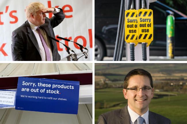 Boris Johnson's Brexit promises to 'take back control' were a 'myth', according to Scotland Food and Drink chief James Withers (bottom right)