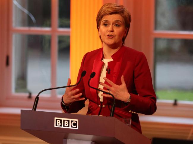 Nicola Sturgeon speaking on the BBC ahead of the 2016 Holyrood election