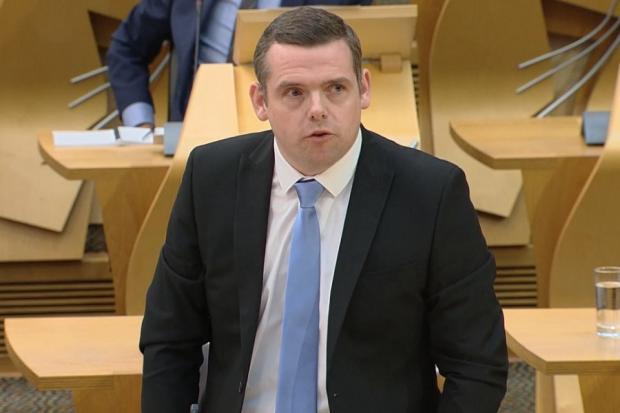 Douglas Ross focused on the issue of energy at FMQs