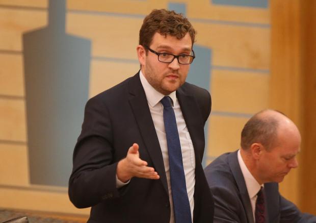The National: Oliver Mundell during the debate on the final Children (Equal Protection from Assault) Scotland Bill at Holyrood thursday. STY.Pic Gordon Terris/The Herald.3/10/19.