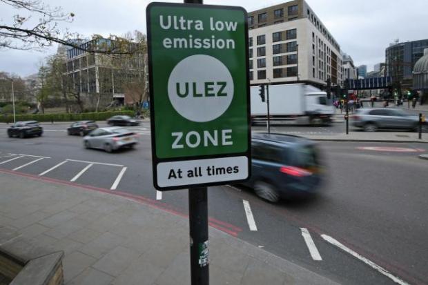 The National: The expanded Ultra low emissions zone will come into force from Monday October 25. Credit: PA