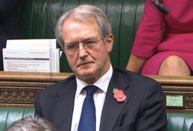 The National: Former Cabinet minister Owen Paterson in the House of Commons, London, as MPs debated an amendment calling for a review of his case after he received a six-week ban from Parliament over an "egregious" breach of lobbying rules. Picture date: