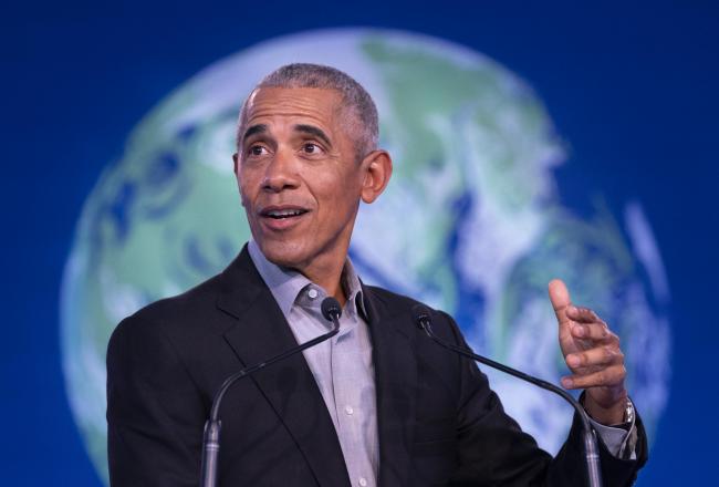 Barack Obama raised one or two eyebrows with his COP26 speech