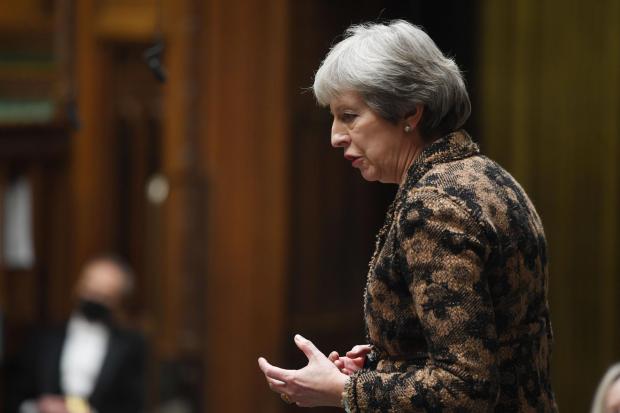 The National: Theresa May (UK Parliament/Jessica Taylor/PA)