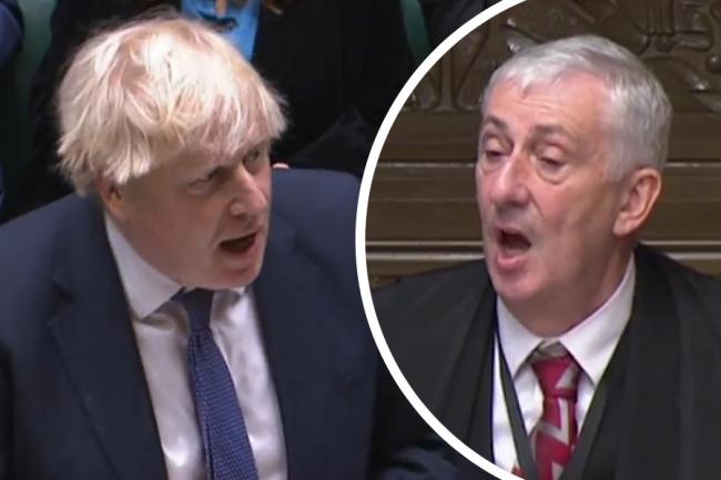 Boris Johnson clashed with Lindsay Hoyle at PMQs