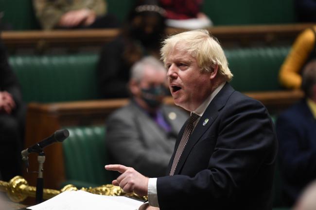 Boris Johnson spoke in front of Conservative benches which were noticeably more empty at PMQs on November 17