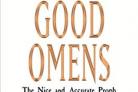 Part of the cover of Good Omens by Terry Pratchett and Neil Gaiman