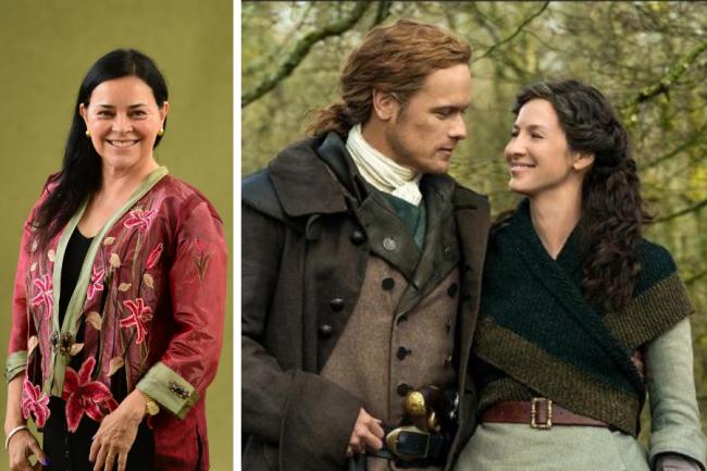 Diana Gabaldon's series focuses on Claire Fraser (Caitriona Balfe), a Second World War nurse who finds herself transported back to 1743 and meets Jamie Fraser (Sam Heughan)
