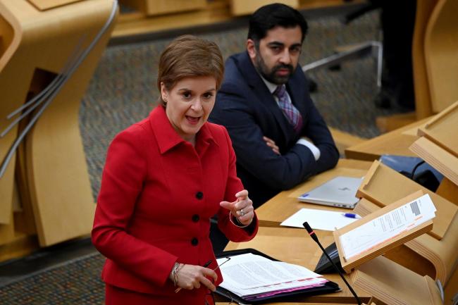 First Minister Nicola Sturgeon faced questions about healthcare during FMQs