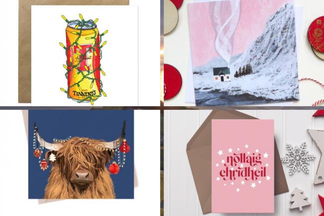 Scottish businesses have an array of Christmas-themed items available