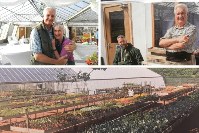 Ron Murray runs a plant nursery with his wife Mary and son Neil