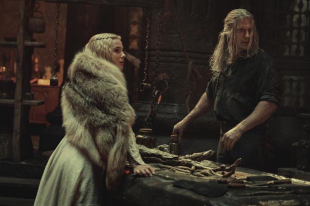 The National: Freya Allan as Ciri and Henry Cavill as Geralt