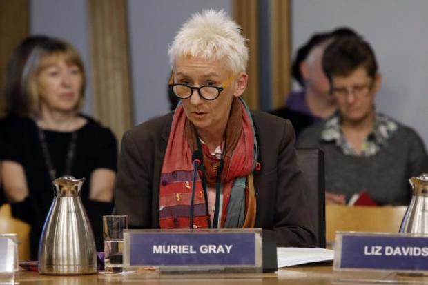 Muriel Gray has been appointed as the board member who will represent Scotland