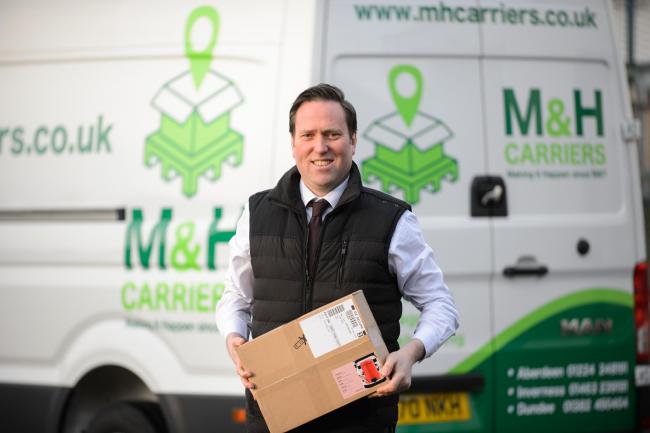Fraser MacLean, managing director of M&H Carriers, which is celebrating a record year of business growth and new jobs