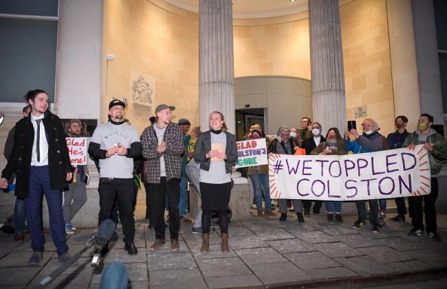 Action is being threatened after the decision to acquit four protesters who helped to topple Bristol’s Colston statue in 2020