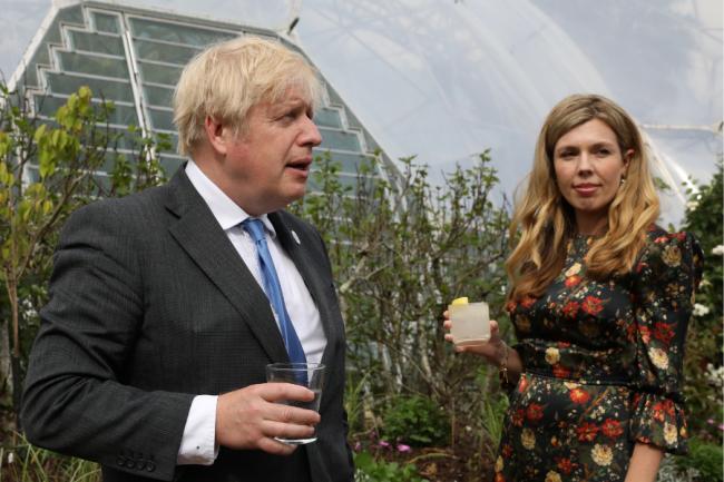 Boris Johnson said he was at the No 10 party for 25 minutes, while his wife Carrie was reportedly seen there drinking gin