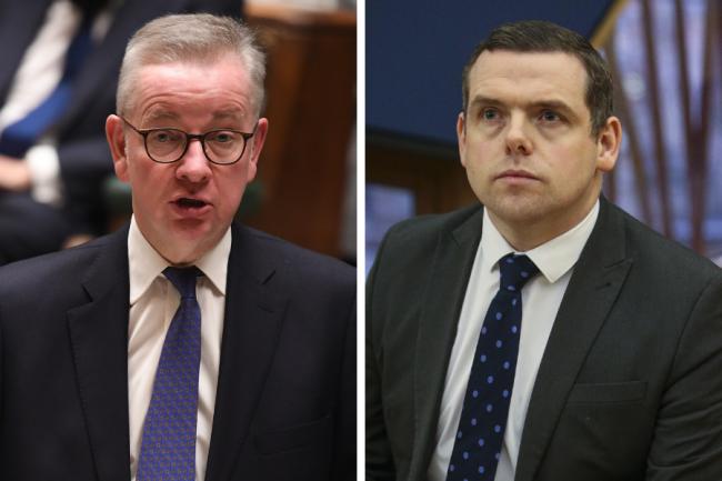 Michael Gove's response to Douglas Ross's calls for a new prime minister probably wasn't what the Scottish Tory leader was hoping