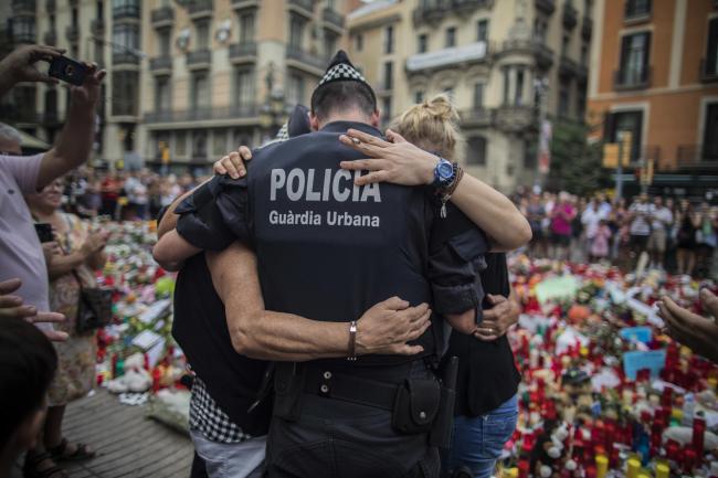 The outpouring of grief that followed the Barcelona terror attacks in 2017