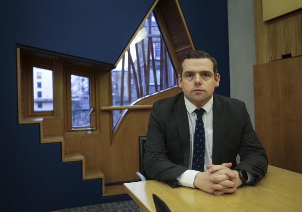 The National: Scottish Tory leader Douglas Ross found out exactly what his Westminster colleagues think of him this week