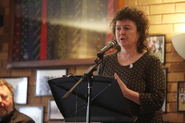 The National: Carol Ann Duffy speaking in 2018. Credit: PA