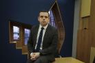 Scottish Conservative leader Douglas Ross at the Scottish Parliament in Edinburgh, as he has called for the resignation of Prime Minister Boris Johnson after he apologised for attending a "bring your own booze" gathering in the garden of No 10