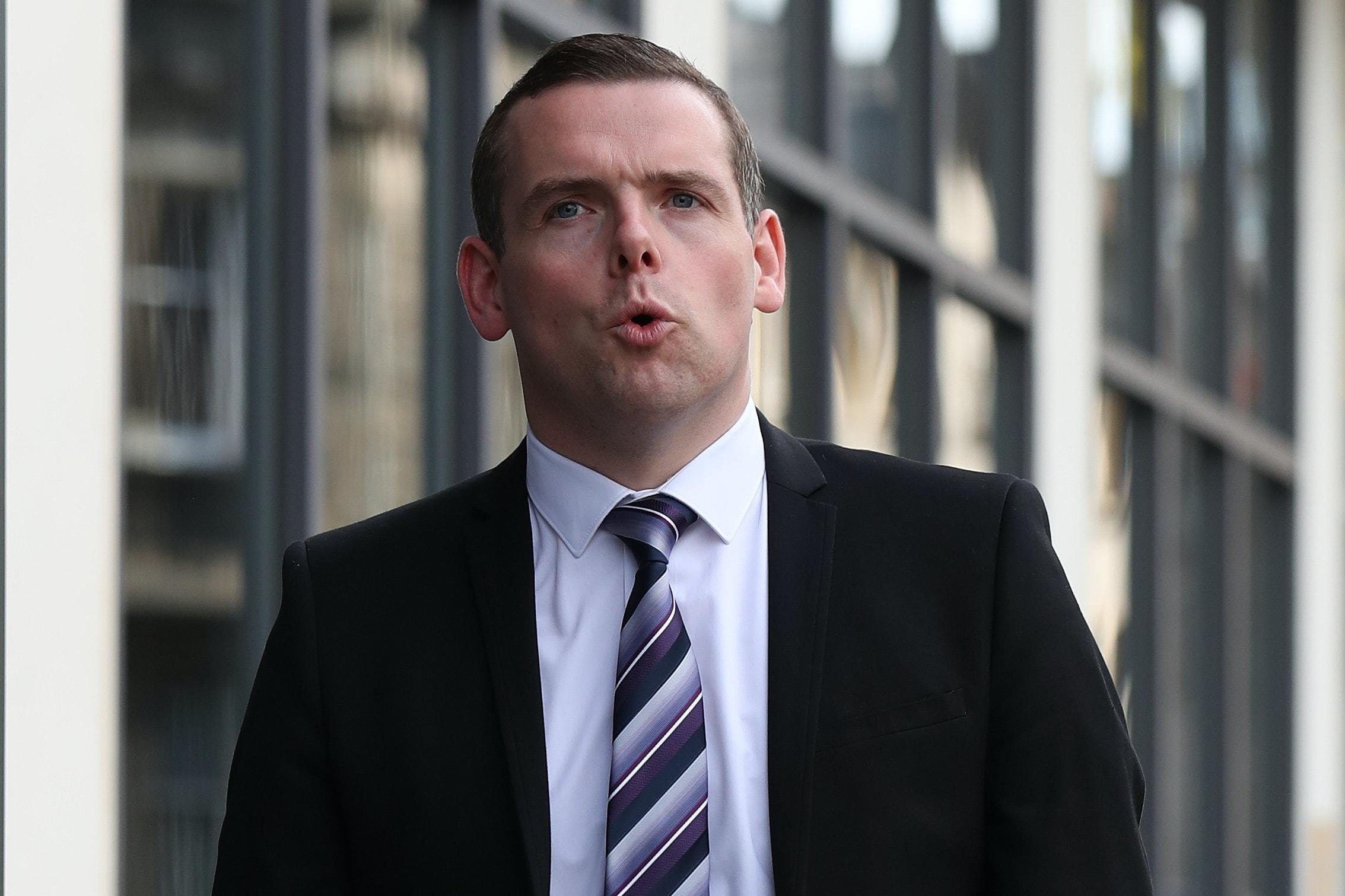 Douglas Ross blanks questions on Scotland's right to indyref2