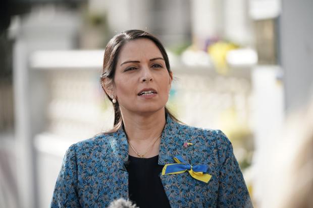 The National: Home Secretary Priti Patel has dismissed criticism from religious leaders 