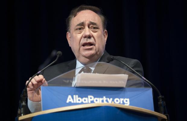 The National: Alba leader Alex Salmond was due to appear at the Record Factory in Glasgow 