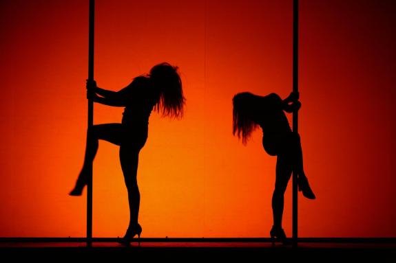 The National: BERLIN, GERMANY - NOVEMBER 15: Regine Zimmermann (L) and Diane Gemsch perform on stage during rehearsals for 'Bahnwaerter Thiel' at Maxim Gorki Theater Berlin on November 15, 2012 in Berlin, Germany. The debut performance is scheduled for The National: BERLIN, GERMANY - NOVEMBER 15: Regine Zimmermann (L) and Diane Gemsch perform on stage during rehearsals for 'Bahnwaerter Thiel' at Maxim Gorki Theater Berlin on November 15, 2012 in Berlin, Germany. The debut performance is scheduled for