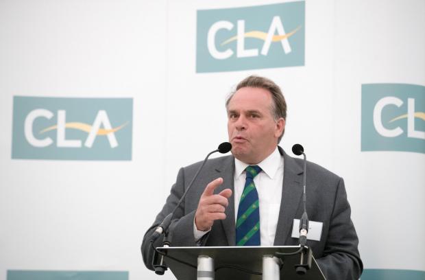 The National: SHEPTON MALLET, ENGLAND - JUNE 01:  Neil Parish, MP for Tiverton and Honiton speaks at a CLA business breakfast in support of a vote to remain in the European Union in the June 23rd referendum on the opening day at the Royal Bath and West show   on June