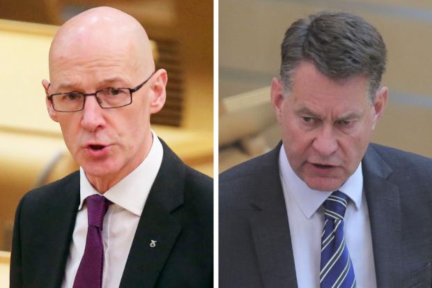 John Swinney and Murdo Fraser already clashed over the proposals
