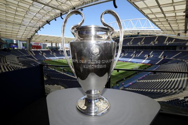 The National: UEFA Champions League trophy. Credit: PA