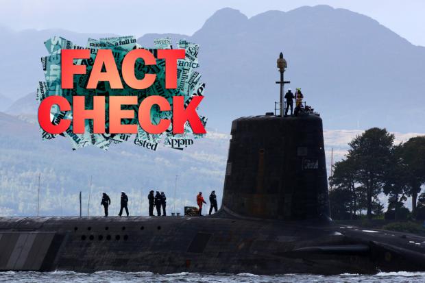 FACT CHECK: Would Nato make indy Scotland keep nukes for 10 years?