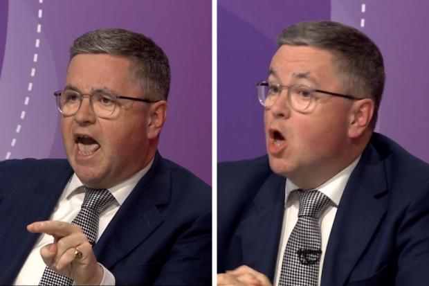 Tory MP Robert Buckland came under fire for 'losing his temper'