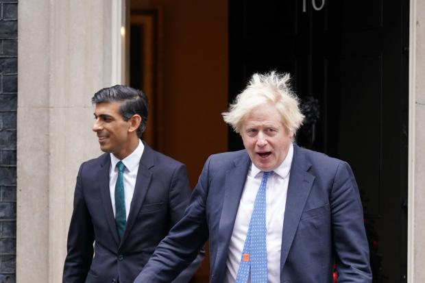 The National: Prime Minister Boris Johnson and Chancellor Rishi Sunak (Yui Mok/PA)