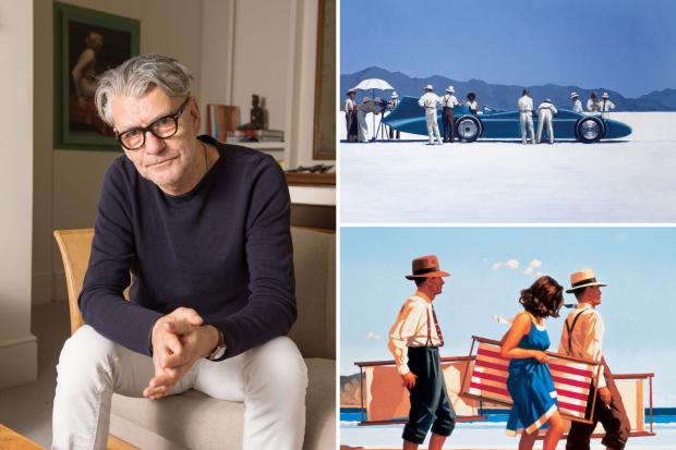 Jack Vettriano has enjoyed worldwide fame for his
iconic paintings. Now a new exhibition will bring his early work home to Kirkcaldy in Fife where he grew up