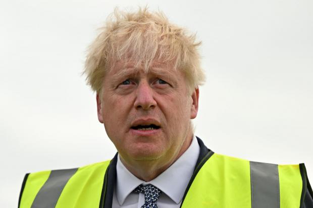 The National: Boris Johnson visit to Cornwall