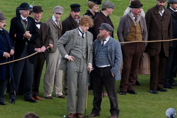 Peter Mullan, back row second from left, played Old Tom in the 2016 film Tommy's Honour
