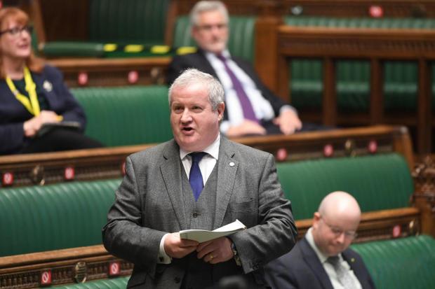 The National: Ian Blackford MP at a previous session of parliament