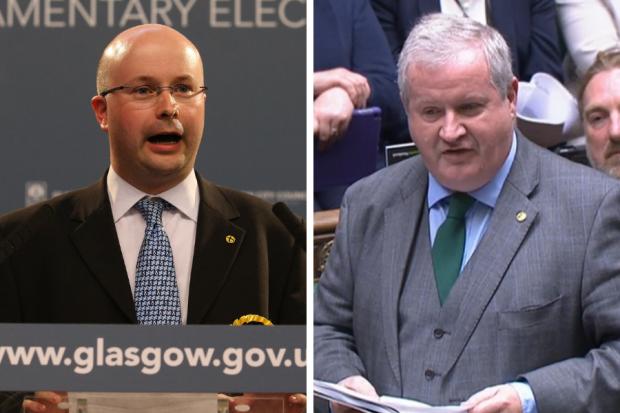 Ian Blackford, right, suggested he did nothing wrong during the complaint process against Patrick Grady