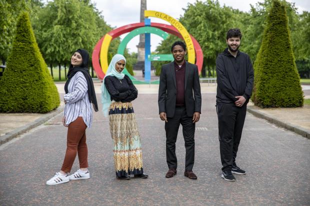 Storytellers took centre stage at Scotland's Refugee Festival. Picture: Iman Tajik