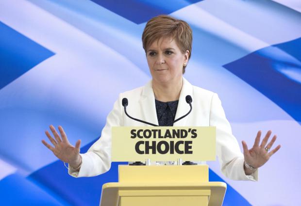 The National: Nicola Sturgeon is setting out a route map to an independence referendum