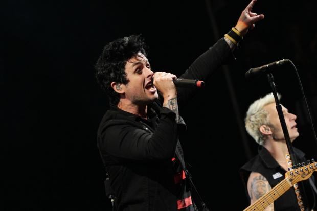 Green Day frontman Billie Joe Armstrong spotted in Glasgow